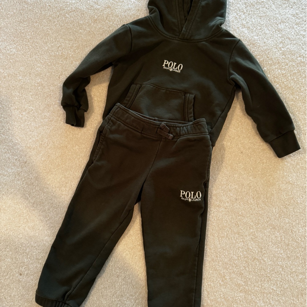 Polo by Ralph Lauren Kids green Jogger Set